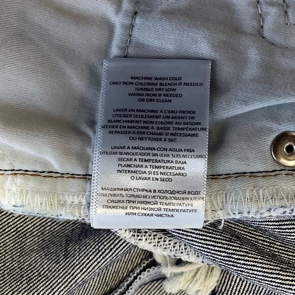 NEW! RE/DONE Super High Drainpipe Size 25 Destroy Wrecking Blue $325 msrp G17-14 - Picture 8 of 9